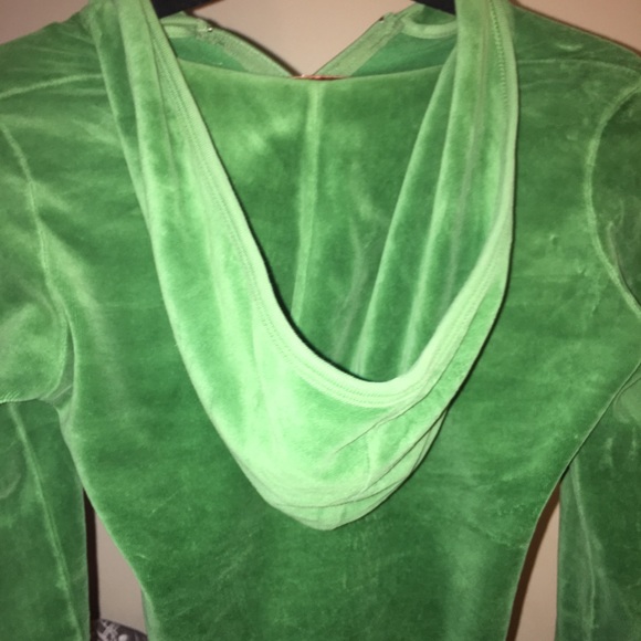 Green Juicy Couture Zip Up Jacket - Picture 4 of 5